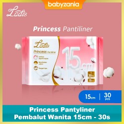 Ladis Princess Pantyliner Pembalut Wanita 15 cm -...