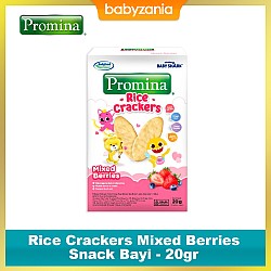 Promina Rice Crackers Mixed Berries Snack Bayi 20...