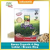 Pure Green Organic Rice Beras Organik 4.5 kg - Coklat / Brown Rice