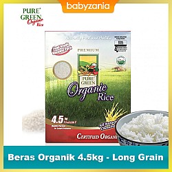 Pure Green Beras Organik 4.5kg - Long Grain