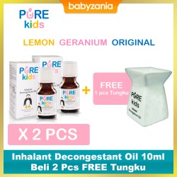 Pure Kids Inhalant Decongestant Oil 10ml - 2 Pcs...