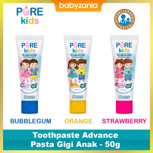 Pure Kids Toothpaste Advance Pasta Gigi Anak - 50gr