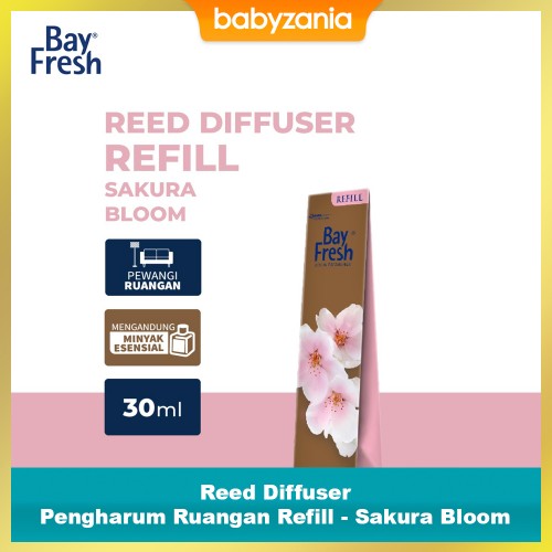 Bayfresh Reed Diffuser Device Pengharum Ruangan Refill - Sakura Bloom