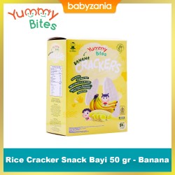 Yummy Bites Rice Cracker Snack Bayi 50 gr - Banana