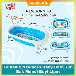 Right Start Foldable Newborn Baby Bath Tub Bak Mandi Bayi Lipat