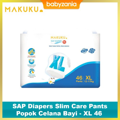 Makuku SAP Diapers Slim Care Pants XL 46