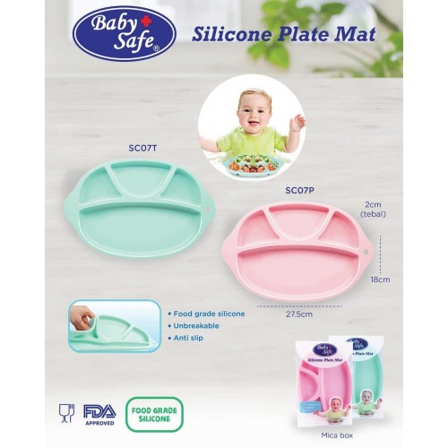 Baby Safe Silicone Plate Mat - Tosca