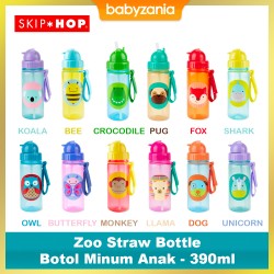 Skip Hop Zoo Straw Bottle Botol Minum Anak - 390...