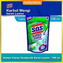 SOS Karbol Cairan Pembersih Sereh Lemon - 700 ml