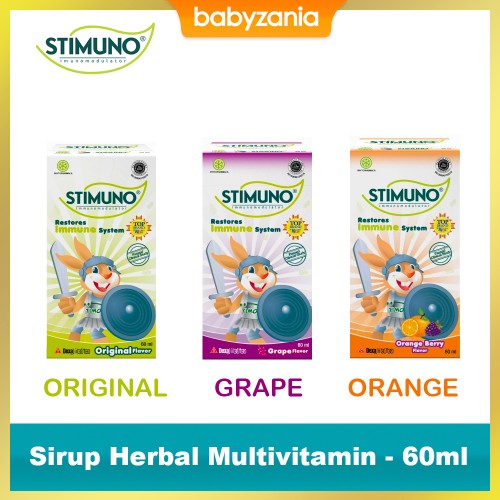 Stimuno Syrup Sirup Herbal Multivitamin - 60 ml