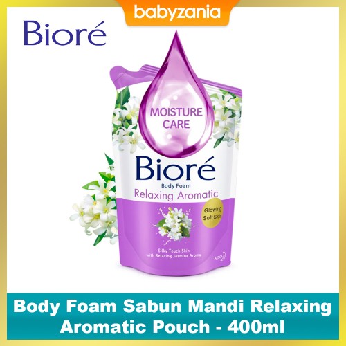Biore Body Foam Relaxing Aromatic Pouch - 450ml