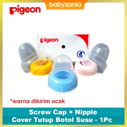 Pigeon Screw Cap + Nipple Cover Tutup Botol Susu...