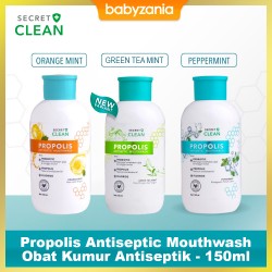 Secret Clean Propolis Antiseptic Mouthwash Obat...