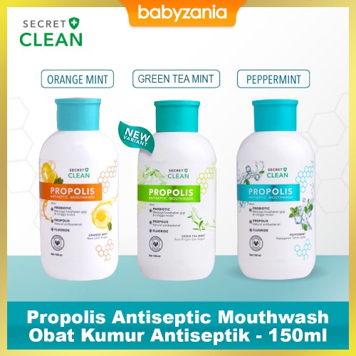Secret Clean Antiseptic Mouthwash Propolis - 150 ml