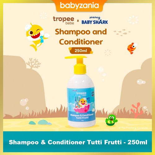 Tropee Bebe x Pinkfong Shampoo & Condtioner Tutti Frutti - 250 ml