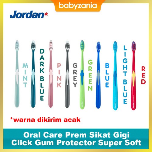 Jordan Oral Care Prem Sikat Gigi Click Gum Protector Super Soft