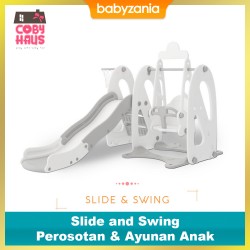 CobyHaus Kids Slide and Swing / Perosotan &...