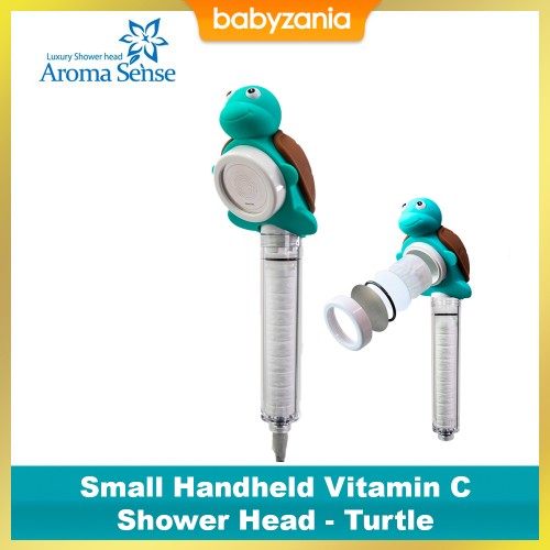 Aroma Sense Small Handheld Vitamin C Shower Head - Turtle