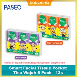 Paseo Smart Facial Tissue Pocket Tisu Muka Wajah...