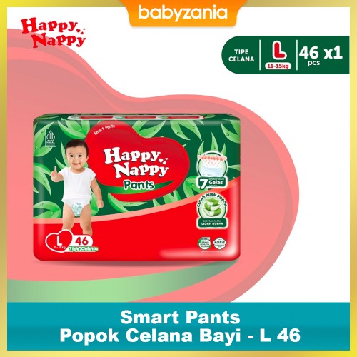 Happy Nappy Smart Pants Popok Celana Bayi - L 48