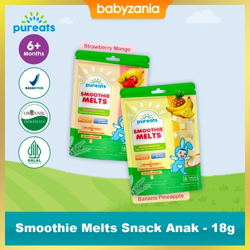 PureEats Smoothie Melts Snack Anak - 18gr