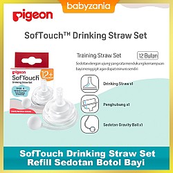 Pigeon SofTouch Drinking Straw Set / Refill...