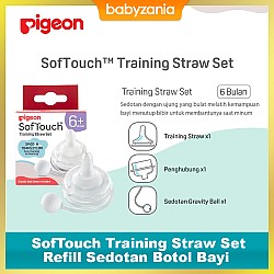 Pigeon SofTouch Training Straw Set / Refill...