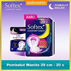 Softex Comfort Night Pembalut Wanita 29 cm - 20 s