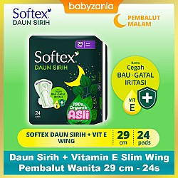 Softex Daun Sirih + Vitamin E Slim Wing Pembalut...