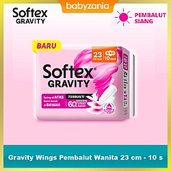 Softex Gravity Slim Wings Pembalut Wanita 23 cm - 10s