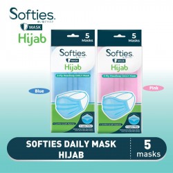 Softies Headloop 3ply Daily Mask Masker Hijab...