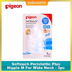 Pigeon Softouch Peristaltic Plus Nipple M For...