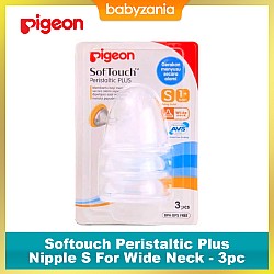 Pigeon Softouch Peristaltic Plus Nipple S For...