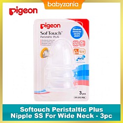 Pigeon Softouch Peristaltic Plus Nipple SS For...