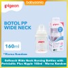 Pigeon Softouch Wide Neck Nursing Bottles with Peristaltic Plus Nipple 160ml - Warna Random
