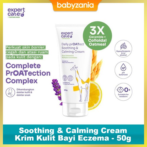 Expert Care Daily prOATect Shooting and Calming Cream Krim Kulit Bayi Eczema - 50ml