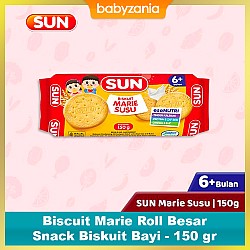 Sun Biscuit Marie Roll Besar Snack Biskuit Bayi - 150 gr