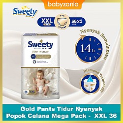 Sweety Gold Pants Tidur Nyenyak Popok Celana Mega Pack -  XXL 36