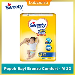 Sweety Popok Bayi Bronze Comfort Dry X-Pert - M 22