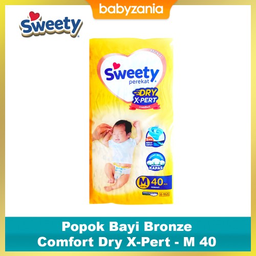 Sweety Popok Bayi Bronze Comfort - M 40
