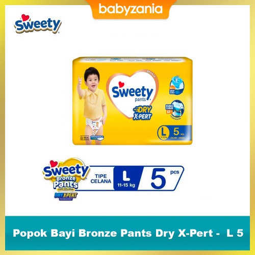 Sweety Popok Bayi Bronze Comfort Dry X-Pert - L 5