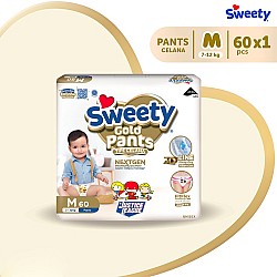 Sweety Popok Bayi Pantz Royal Gold  - M 60