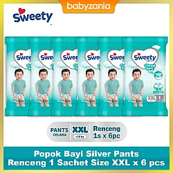 Sweety Popok Bayi Silver Pants Renceng 1 Sachet...