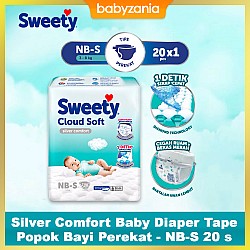 Sweety Silver Comfort Baby Diaper Tape Popok Bayi...