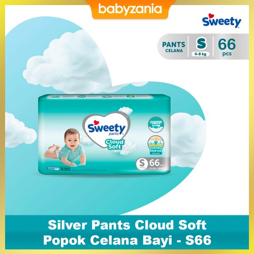 Sweety Silver Pants Cloud Soft Popok Celana Bayi - S 66