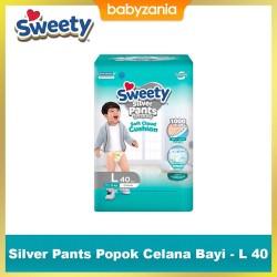 Sweety Silver Pants Popok Celana Bayi - L 40