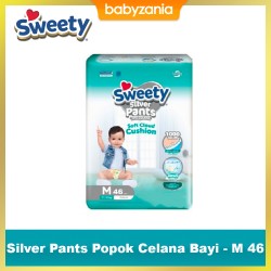 Sweety Silver Pants Popok Celana Bayi - M 46