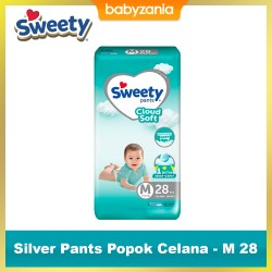 Sweety Silver Pants Baby Popok Celana Bayi - M 28
