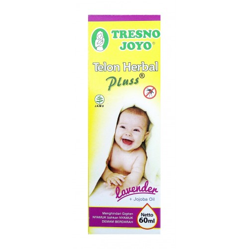 Tresno Joyo Minyak Telon Herbal Plus Lavender + Jojoba Oil 60ml