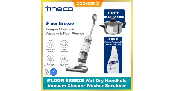 cara self cleaning tineco ifloor breeze